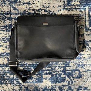 Hartmann Leather Trim Messenger Bag